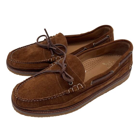 J.Crew Superior Boots & Shoes Camden Suede Crepe Sole Loafers Men’s SZ 13 main image 7